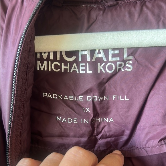 Michael Kors Purple Puffer Jacket - Picture 7 of 11